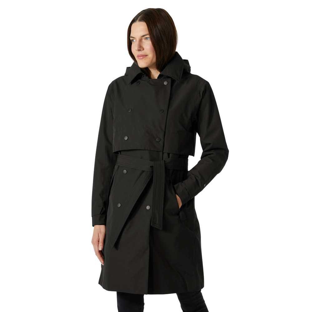 

Куртка Helly Hansen Jane Trench rain, черный