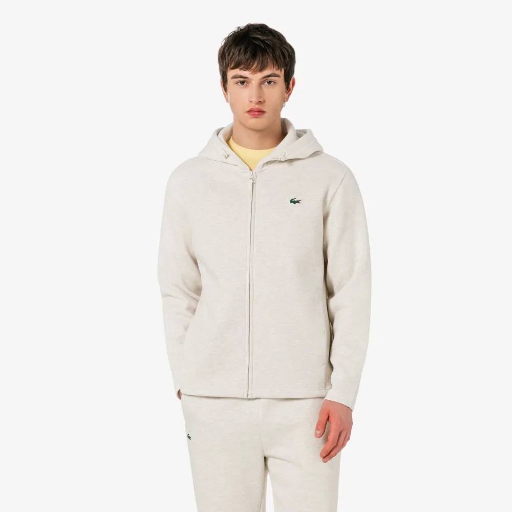 Куртка-поло Lacoste Technical Pique Set Up, мужская, бежевый — фото 4