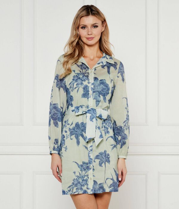 

Платье с поясом Guess Jeans, синий