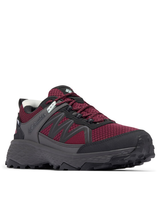 Женские треккинговые кроссовки Columbia Peakfreak Rush OutDry текстильные, красный — фото 3