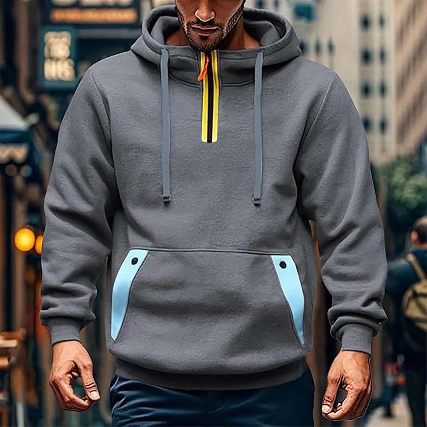 Толстовка с капюшоном Quarter Zip Tactical для мужчин — фото 4