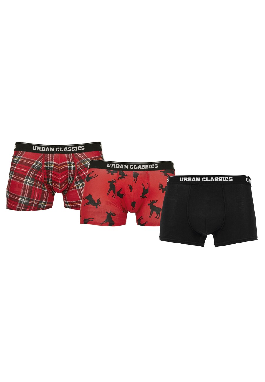

Боксерские шорты Urban Classics, цвет Red/Black