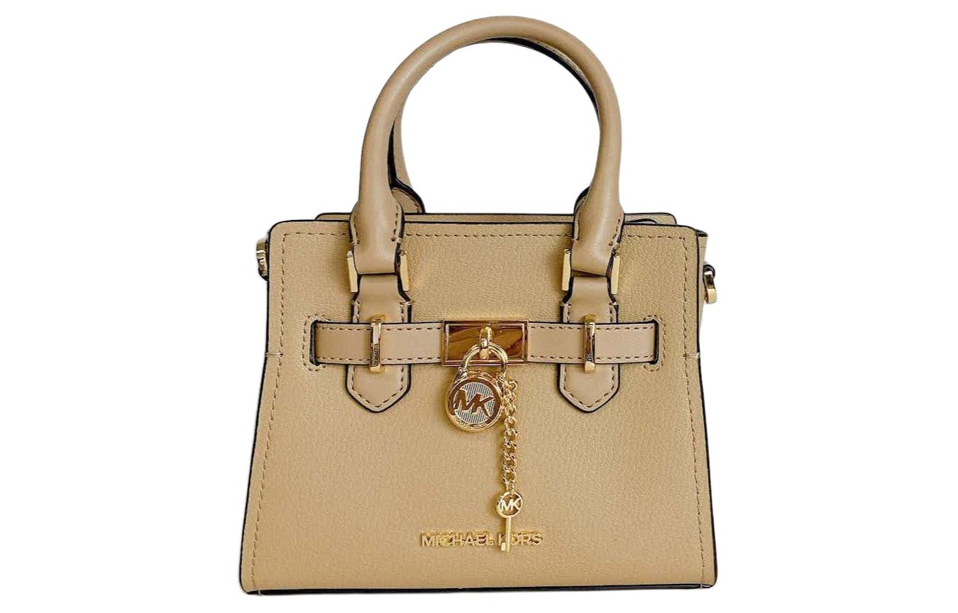 

Сумка кожаная Hamilton Series, через плечо, кросс-боди, женская, коричневая MICHAEL KORS