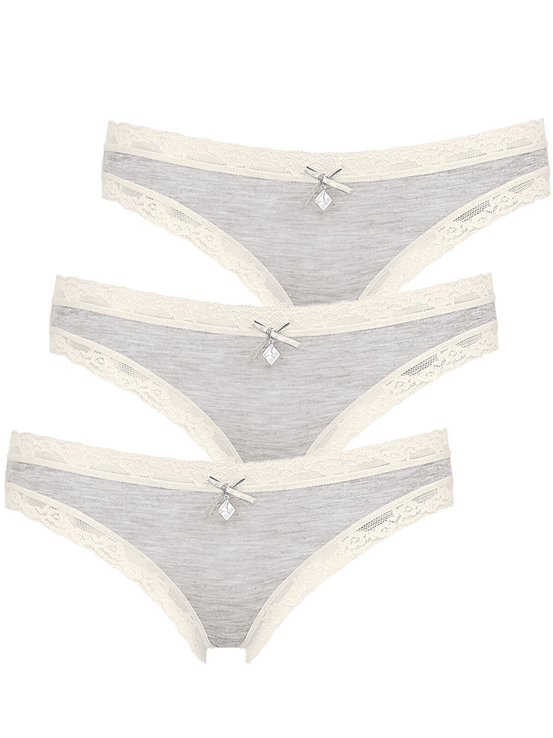 

Трусы Nina von C. 3er Pack Mini, цвет ivory grey