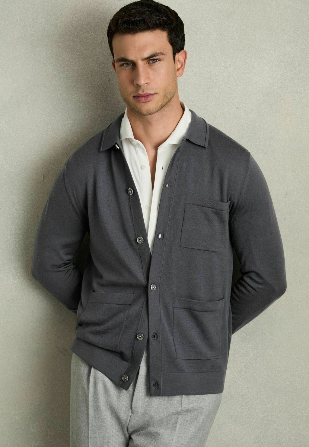 

Кардиган REGULAR FIT Reiss, синий