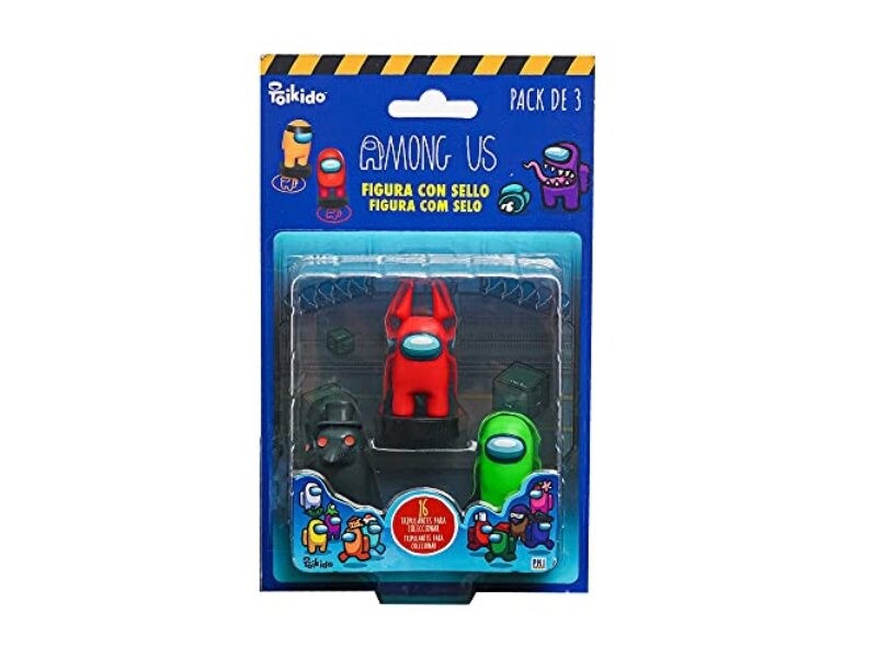 

Bizak Among Us - Фигурка с марками в упаковке из 3 блистеров (64115021) Inna marka