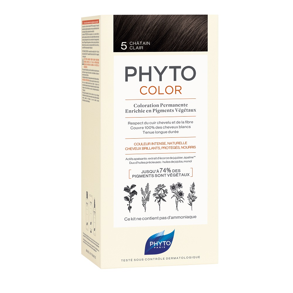 

Краска для волос color hair dye Phyto, цвет nr. 5.0, 112 мл
