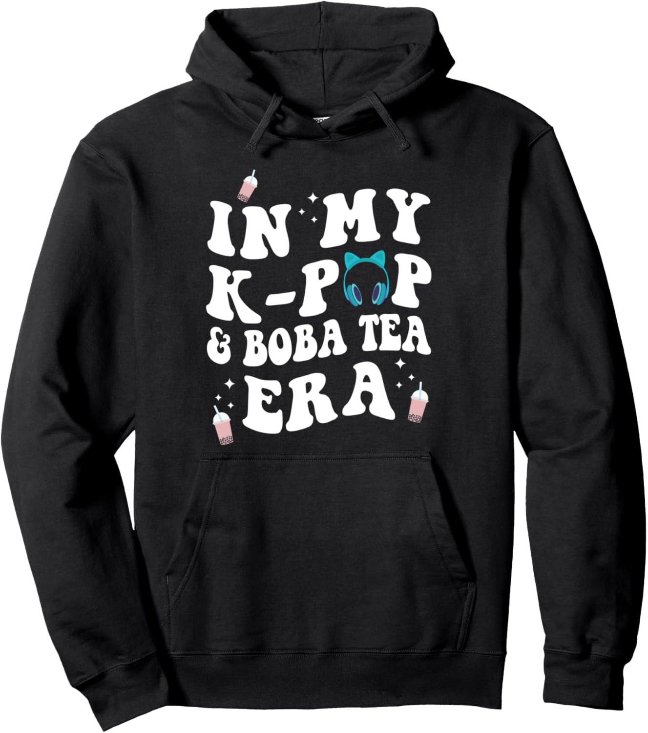 

Худи в стиле K-Pop Girl из эпохи My K-Pop & Boba Tea K-Pop Lover & K-Pop Merch Gift, черный