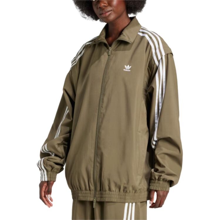 ADILENIUM Куртка женская Оливково-зеленая Adidas Originals — фото 2