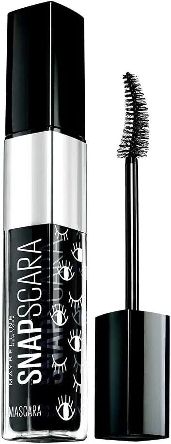 Тушь для ресниц Maybelline Snapscara, смываемая горячей водой, черный