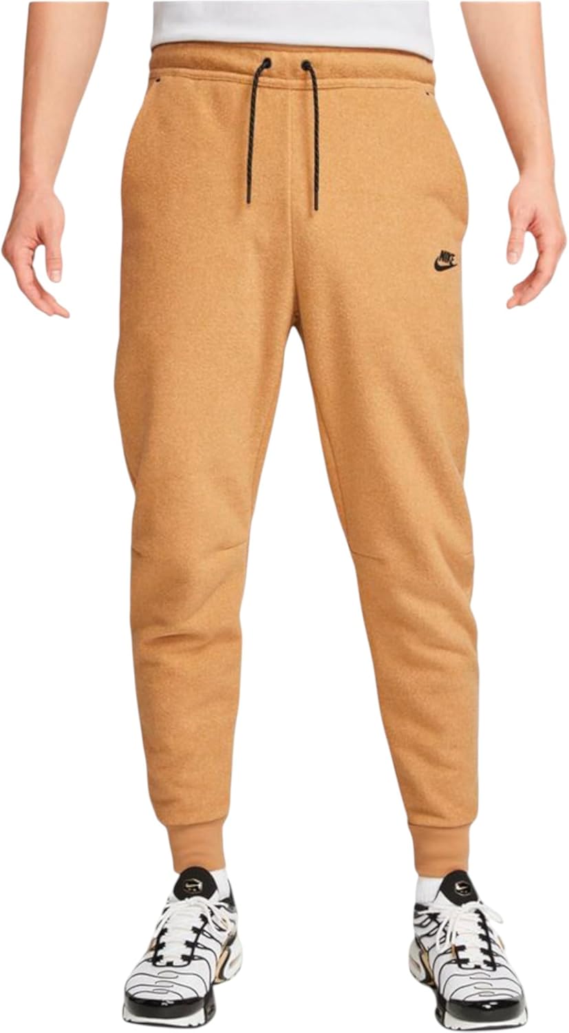 

Мужские зимние спортивные брюки Nike Tech Fleece, Gold/Black