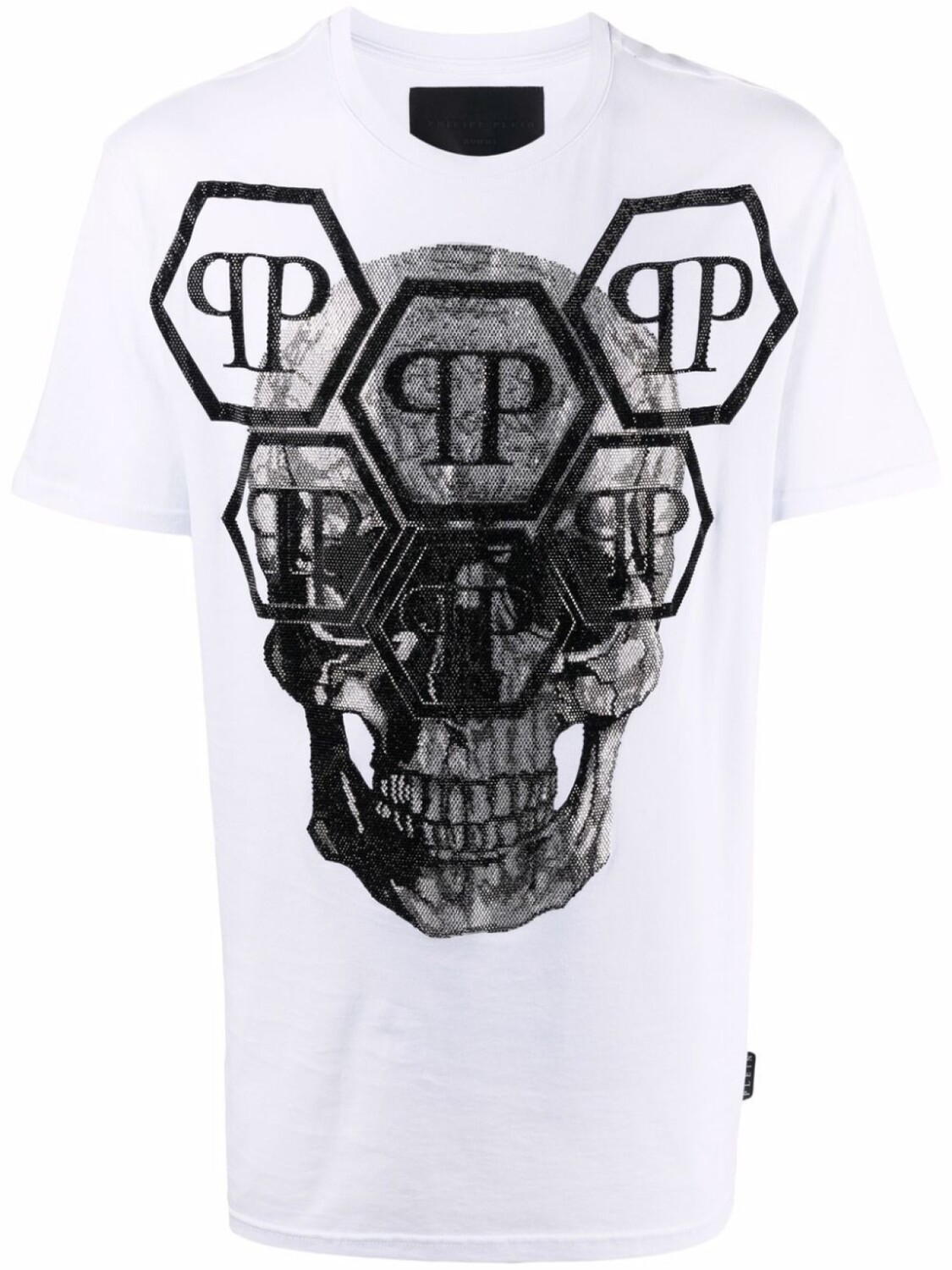 

Philipp Plein футболка с логотипом, белый