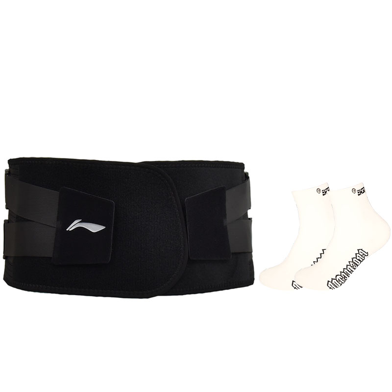 

Бандаж для спины polyester, nylon фитнес, бег взрослые защитный LINING, белый