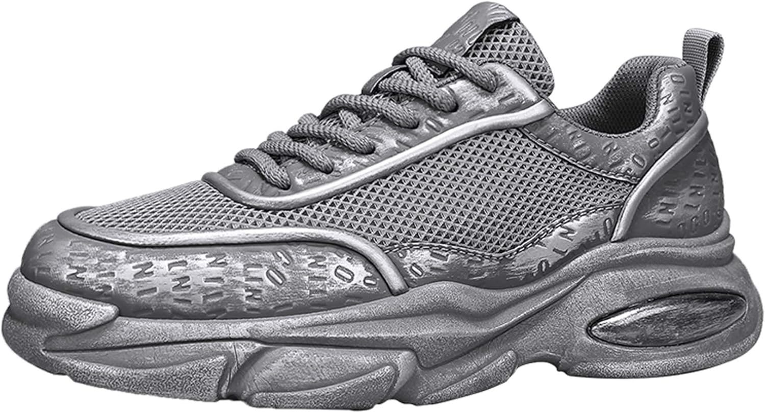 

Мужские модные спортивные кроссовки, ретро минималистичные классические спортивные кроссовки для мужчин, повседневная обувь Generic, серый