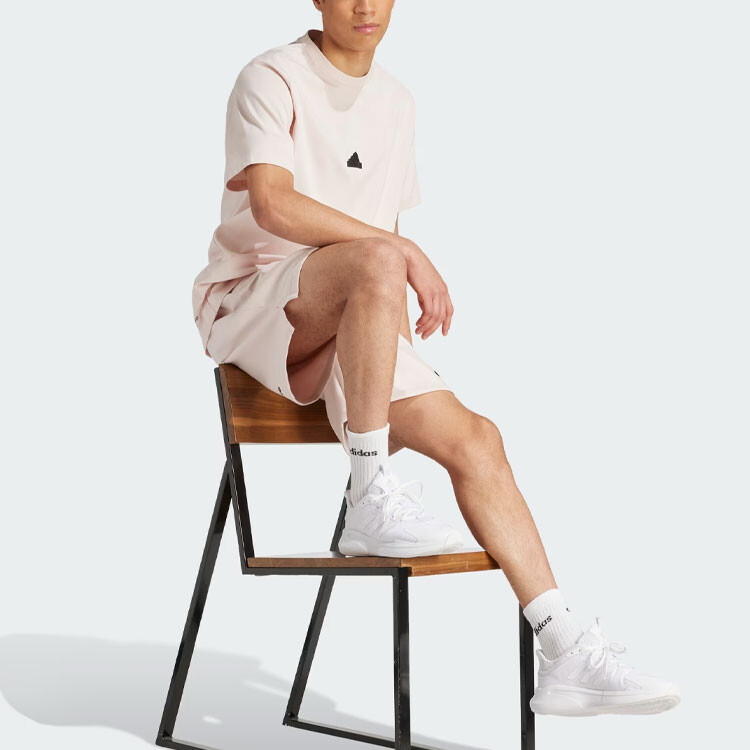 Футболка ZNE мужская бежевая Adidas, бежевый — фото 4