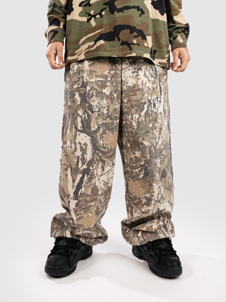 

Спортивные брюки Ninth Hall Baggy Fleece Sweatpants, leaf camo