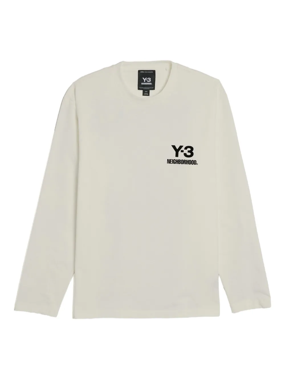 

Футболка с длинными рукавами из коллаборации с Neighborhood Y-3 Adidas, нейтральный