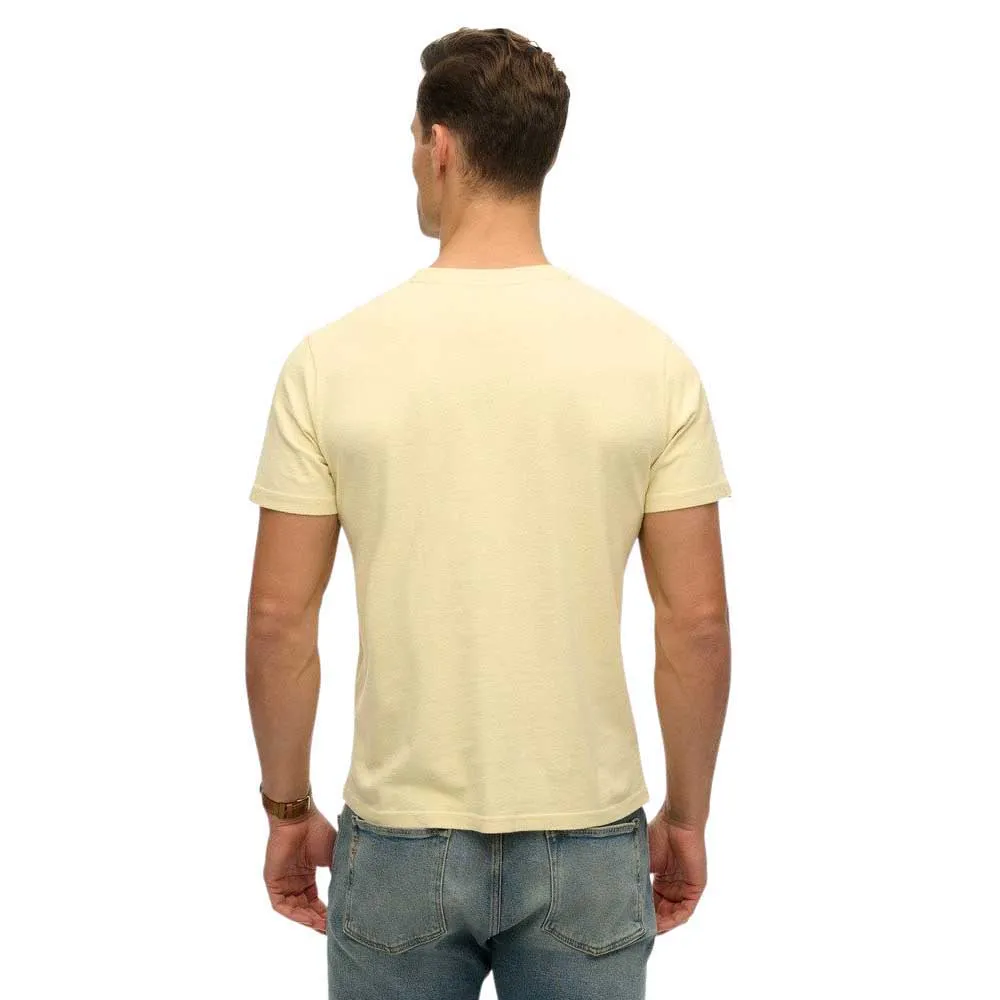 Футболка с коротким рукавом Superdry Lo-Fi Outdoor Mono Relaxed, желтый — фото 2