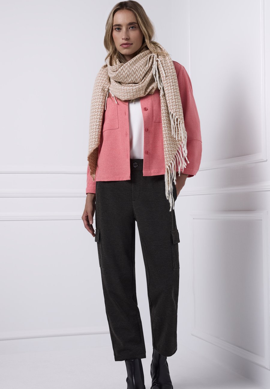 

Шарф Street One GEMUSTERTES DREIECK, Braun/Beige