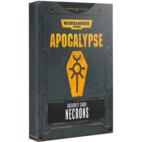 

Миниатюра Games Workshop Warhammer 40K: Apocalypse Datasheet Cards - Necrons