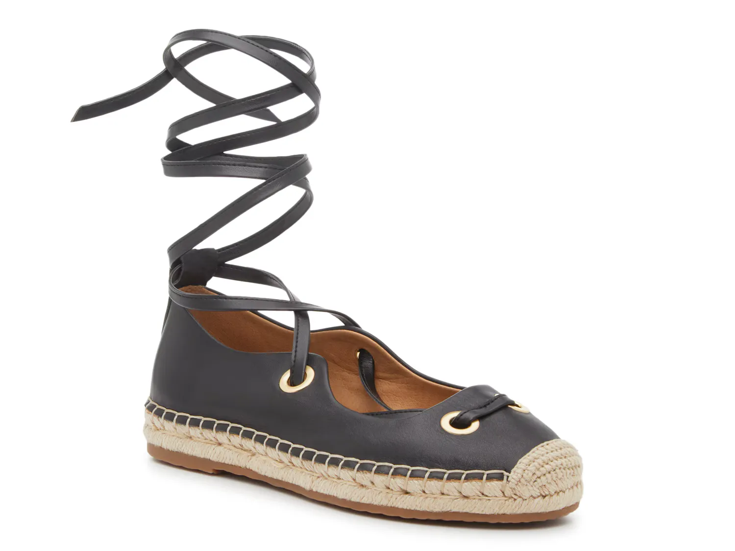 

Балетки Leyla Espadrille Flat Crown Vintage, черный