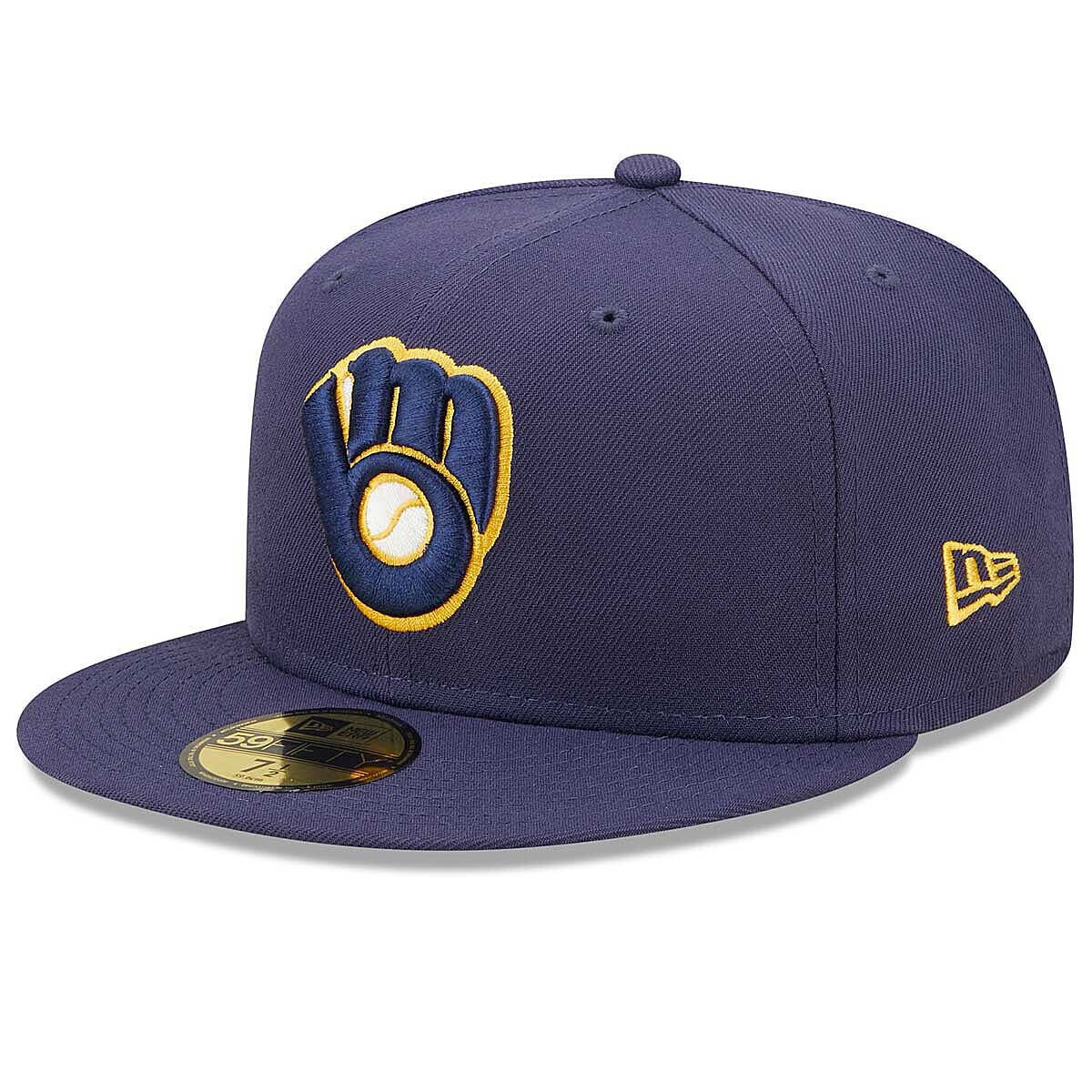 

Кепка MLB MILWAUKEE BREWERS AUTHENTIC ON-FIELD 59FIFTY CAP New Era, цвет Marine Blau