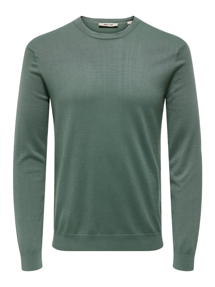 

ONLY & SONS Свитер Wyler бальзамического зеленого цвета