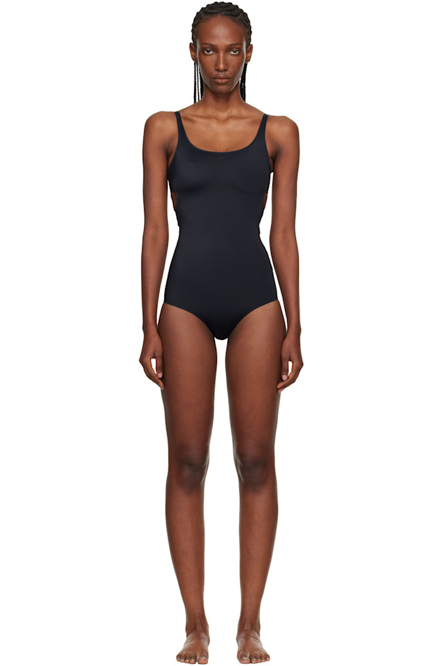 

Купальник с вырезами Courrèges, черный