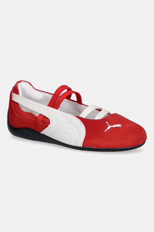Замшевые балетки Speedcat Ballet Puma, красный