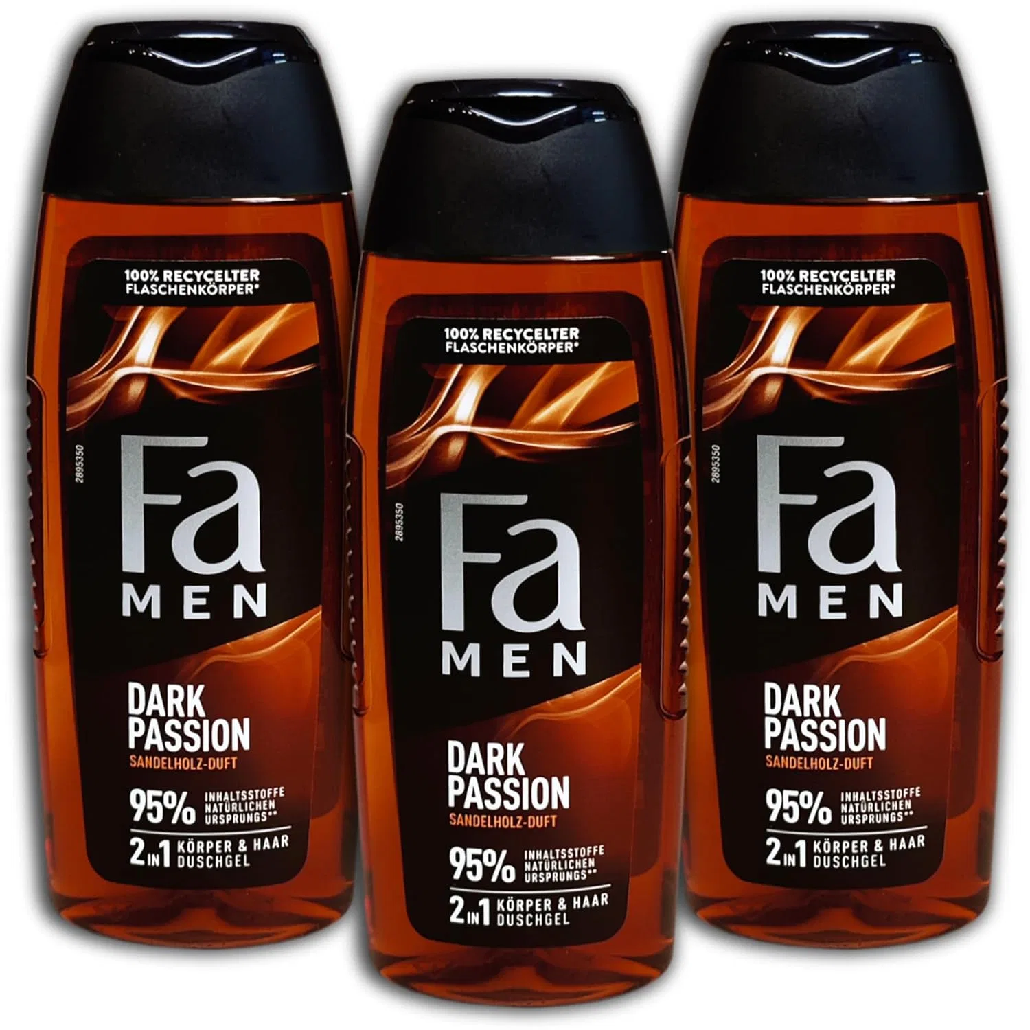 Гель для душа FA Dark Passion, 3 x 250 мл Topdeal