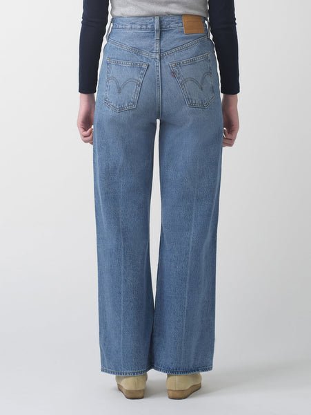 Джинсы с широкими штанинами, размер Medium, цвет индиго Levi's, Medium Indigo - Worn In — фото 3