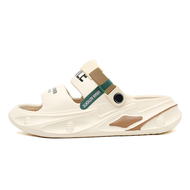

URBAN AUTHENTIC Пляжные сандалии унисекс бежево-коричневые, цвет Beige Brown