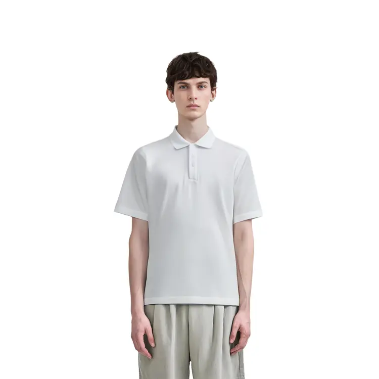 Рубашка поло серии Theory/X THEORY Co-branded, мужская, белая Uniqlo, белый — фото 4