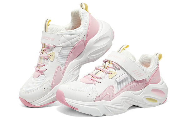 Кроссовки sportswear trainers 'white pink' Skechers, белый — фото 4