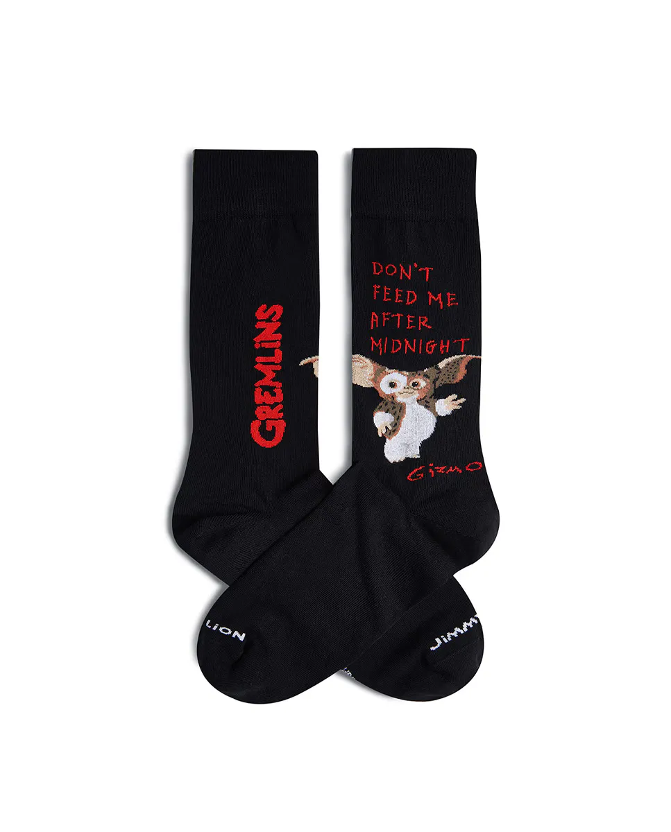 

Мужские носки Gremlins предупреждение Jimmy Lion, черный