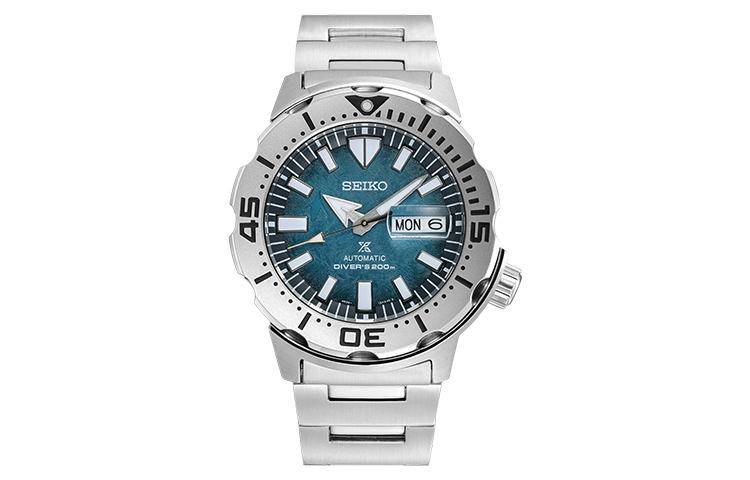

SEIKO Часы Prospe Collection Mechanical Movement Stainless Steel Strap Watch 42.5mm Men's Watch Blue Dial SRPH75K1, Blue Dial