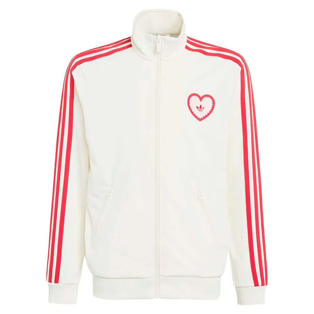 

Толстовка adidas Originals Firebird Loose Heart на молнии, белый