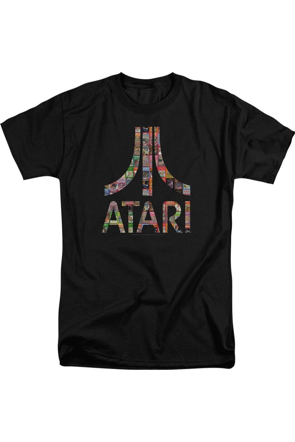

Футболка Atari Box Art с коротким рукавом для взрослых Gildan, черный