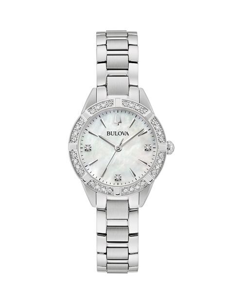 

Классические часы Sutton, 28 мм Bulova, цвет Silver