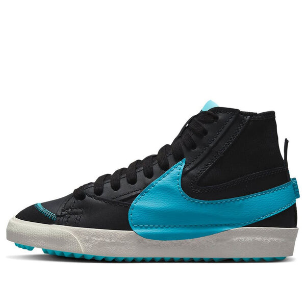 

Кроссовки blazer mid '77 jumbo 'black baltic blue' Nike, черный