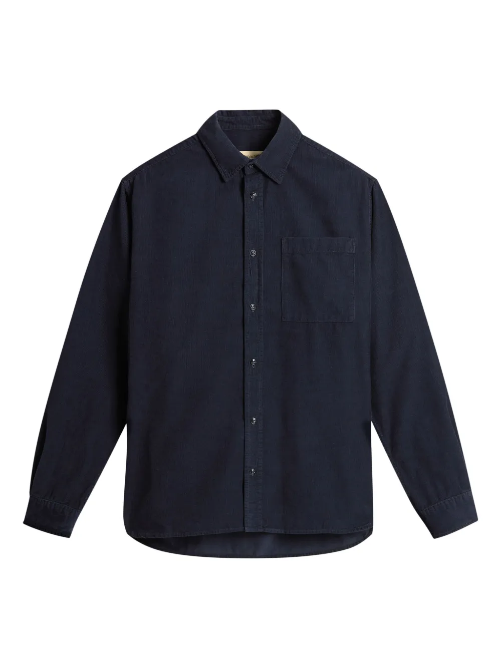 

Вельветовая рубашка с карманом WOOLRICH, синий