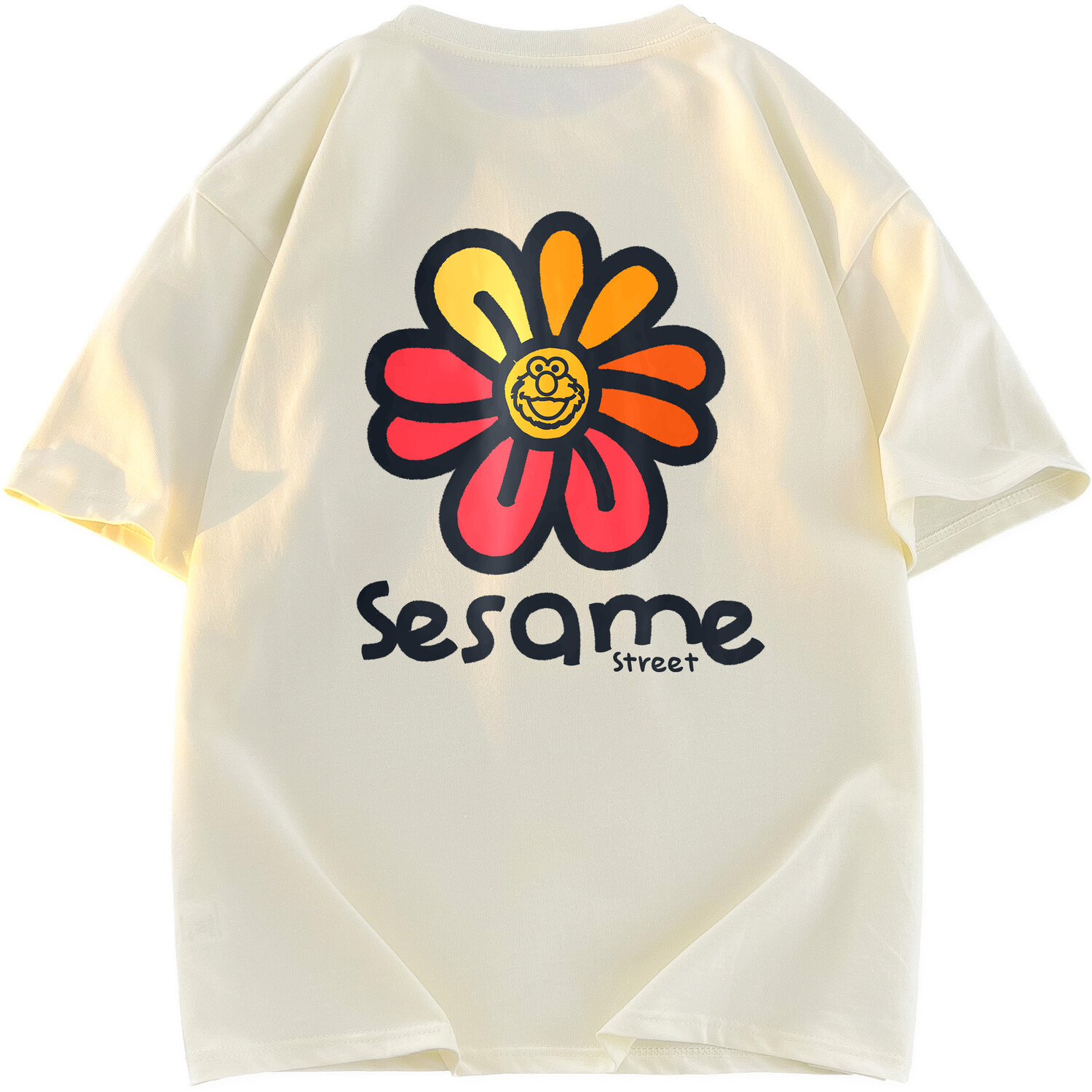 

Футболка унисекс Sesame Street, цвет Apricot
