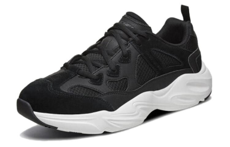 Кроссовки Stamina Airy Chunky для мужчин с низким верхом, черного/белого цвета Skechers — фото 3