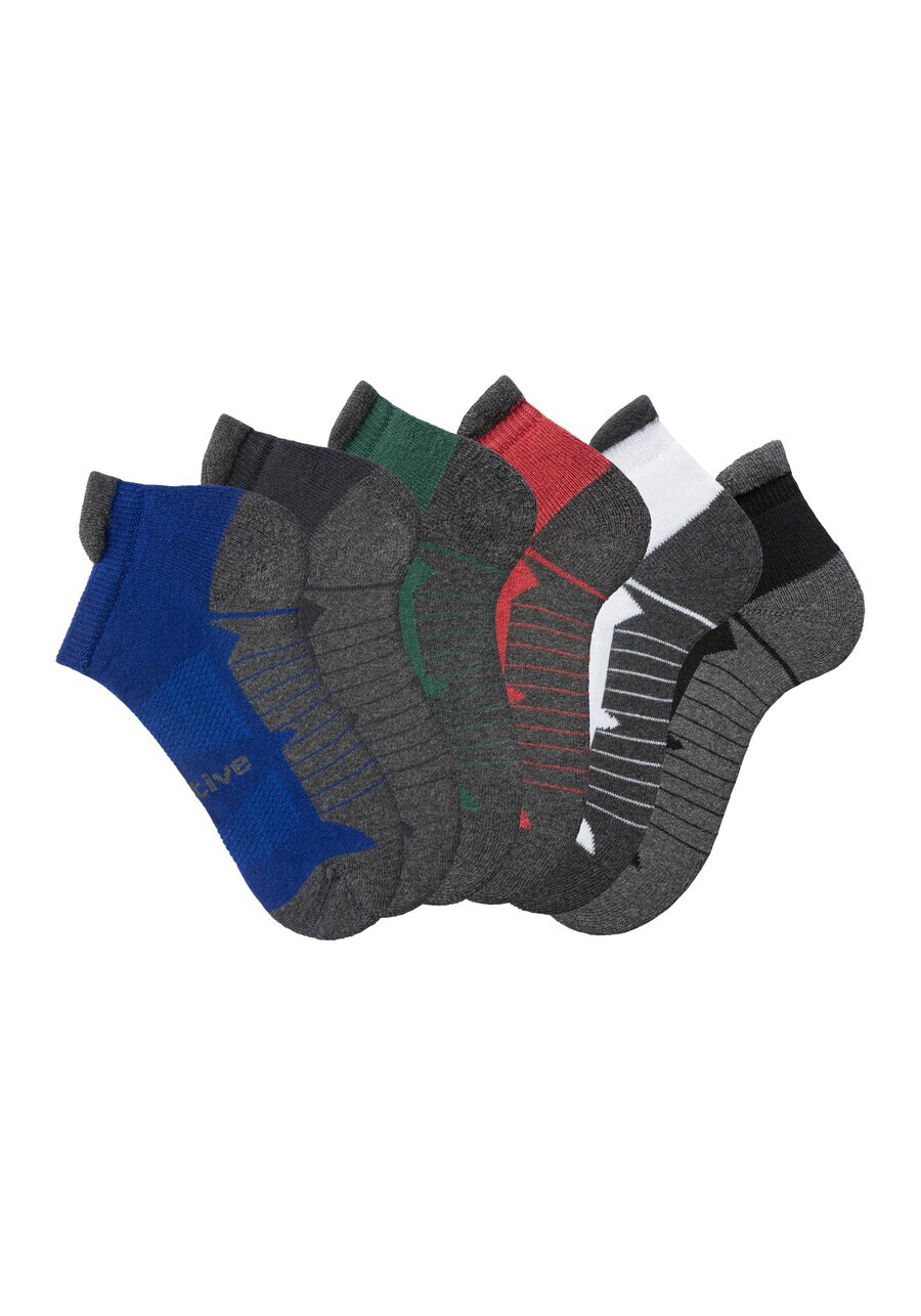 

Носки LASCANA ACTIVE Athletic Socks, пятнистый серый/зеленый/красный/белый
