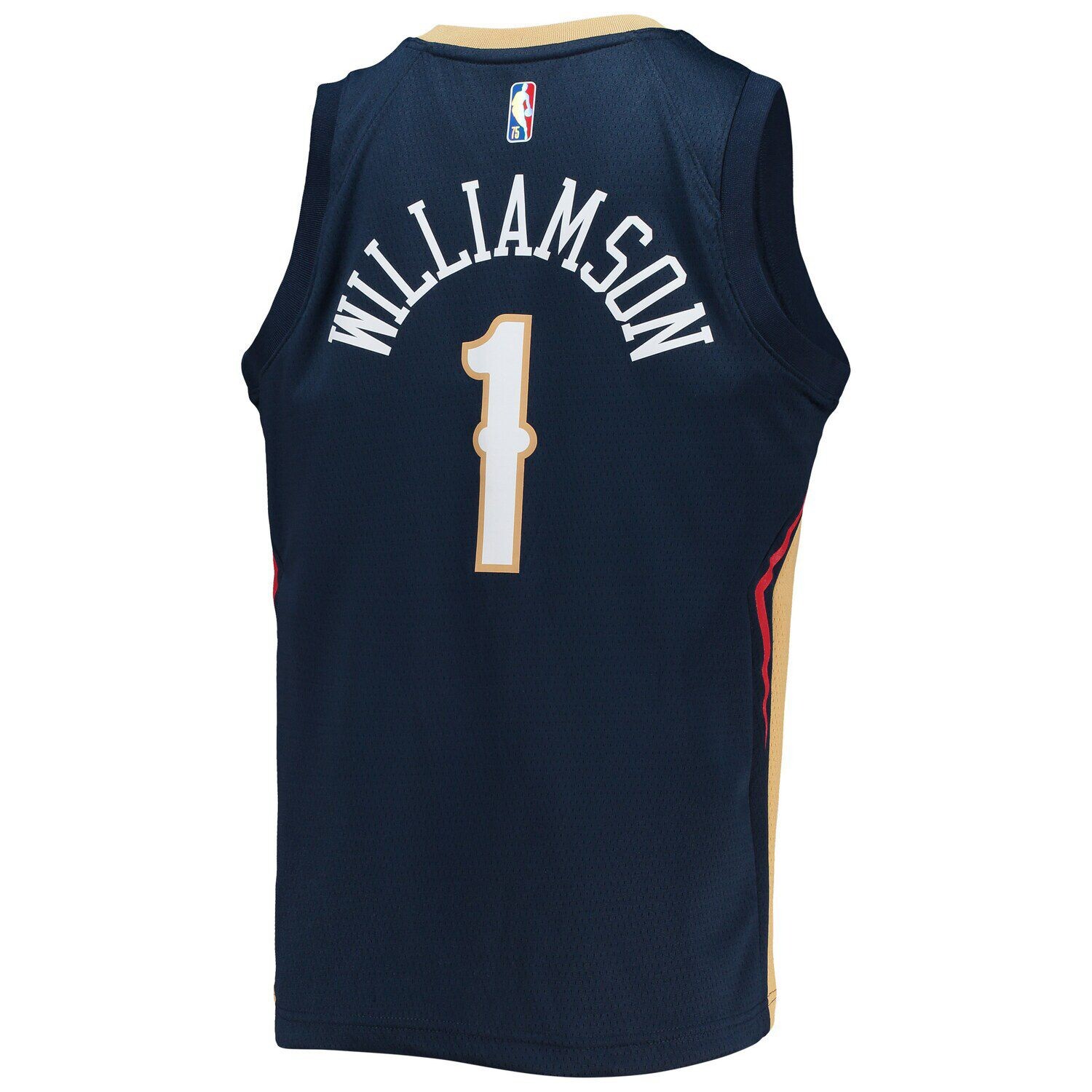 Молодежная майка Nike Zion Williamson Navy New Orleans Pelicans 2021/22 Diamond Swingman — Icon Edition Nike — фото 2