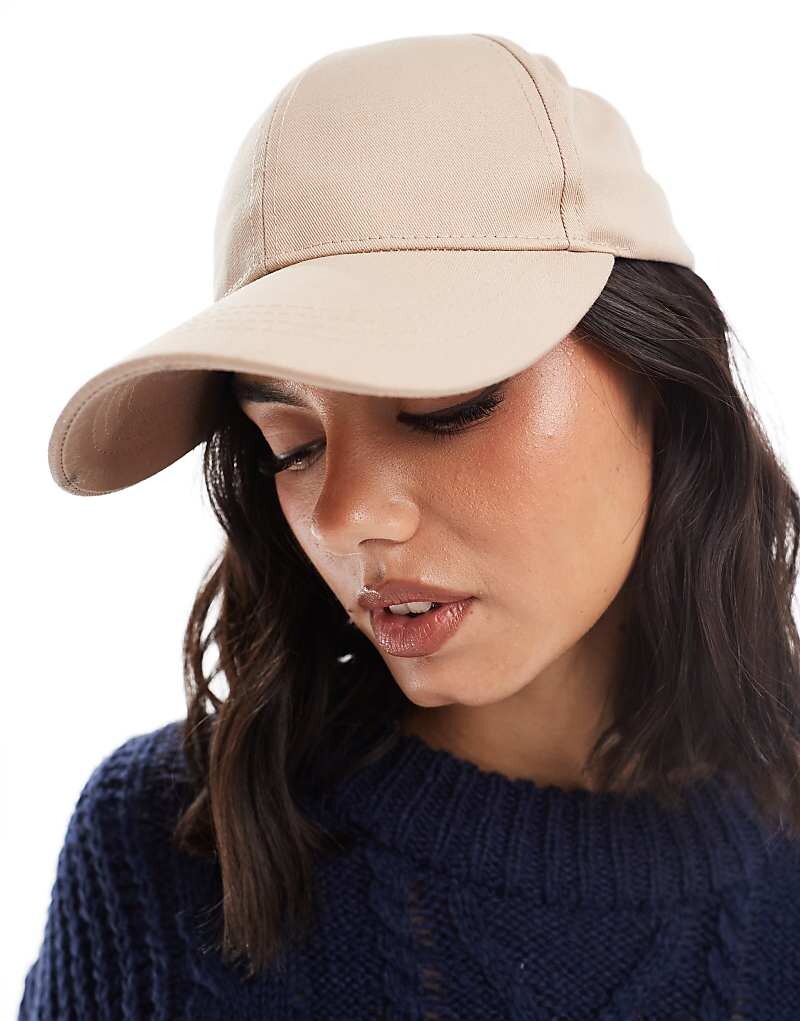 

ASOS DESIGN – Серо-серая бейсболка