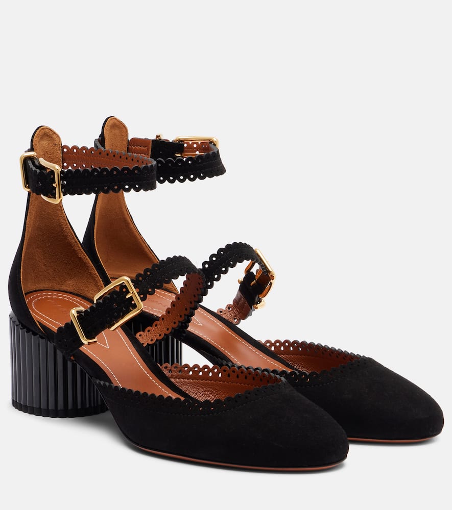 Туфли-лодочки Eddie 55 из замши Zimmermann, Black