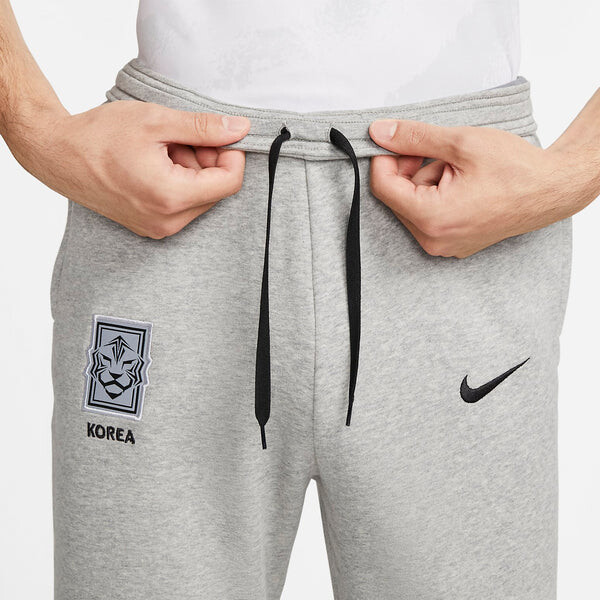 Брюки korea club fleece football pants 'grey' Nike, серый — фото 3