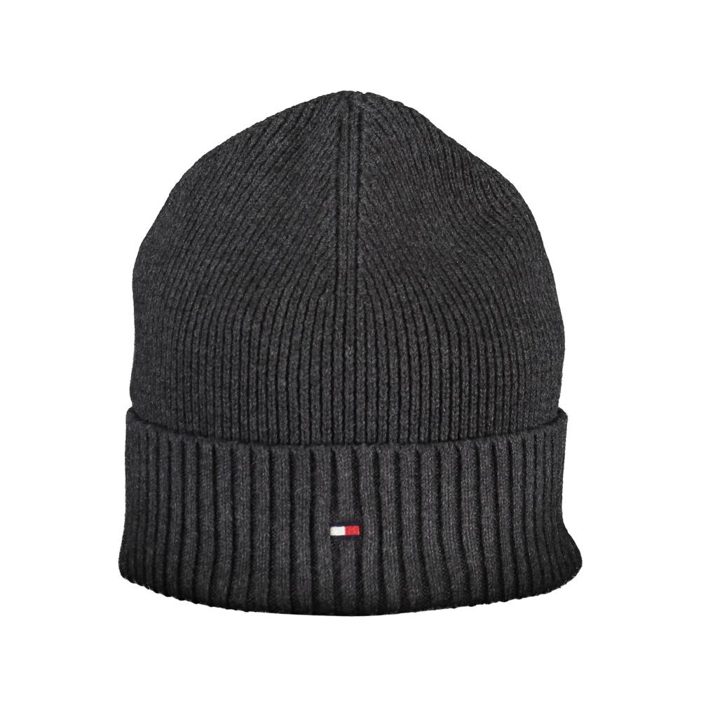 

Серая хлопковая мужская кепка Tommy Hilfiger