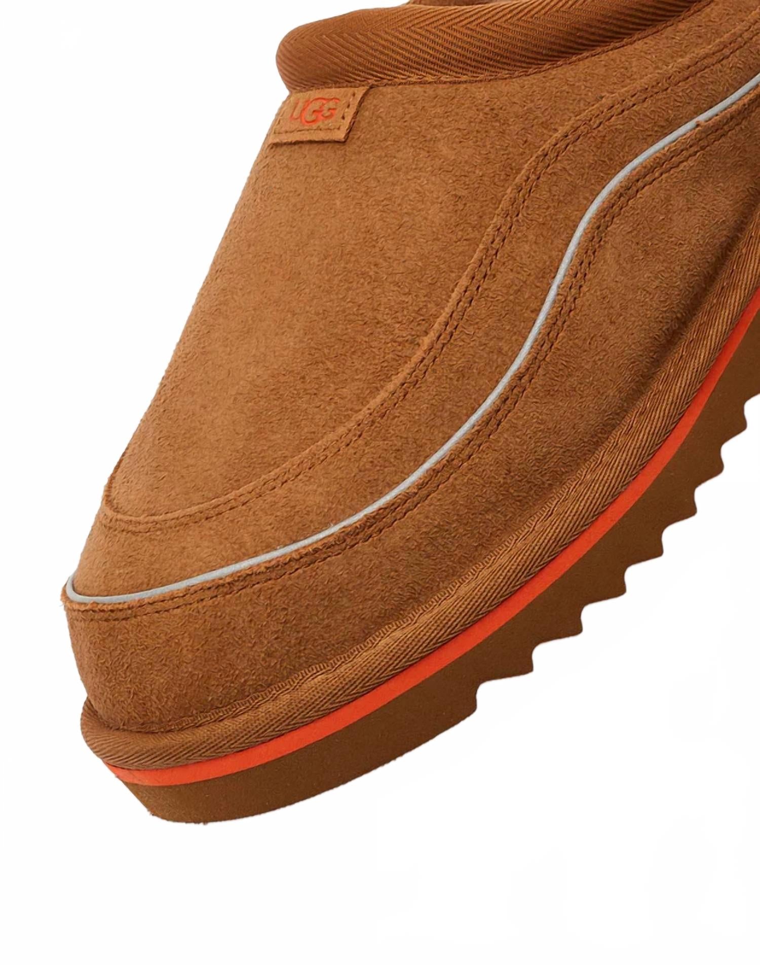 UGG Мужские тапочки Tasman Cali Wave, цвет каштановый — фото 3